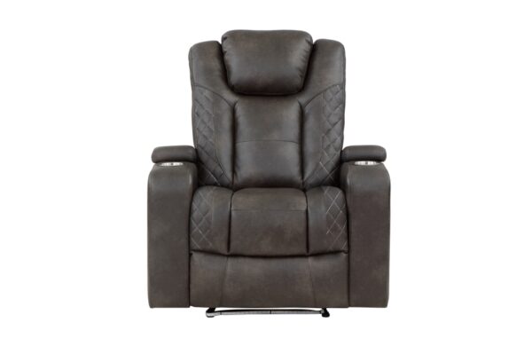 9211BRG Seating-Tabor Collection 2pc Set: Sofa, Love (Power)