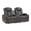 9211BRG Seating-Tabor Collection 2pc Set: Sofa, Love (Power)