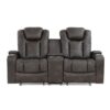 9211BRG Seating-Tabor Collection 2pc Set: Sofa, Love (Power)