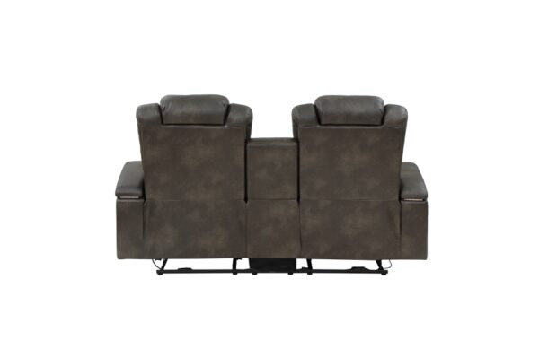 9211BRG Seating-Tabor Collection 2pc Set: Sofa, Love (Power)