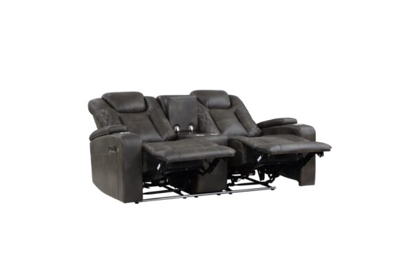 9211BRG Seating-Tabor Collection 2pc Set: Sofa, Love (Power)
