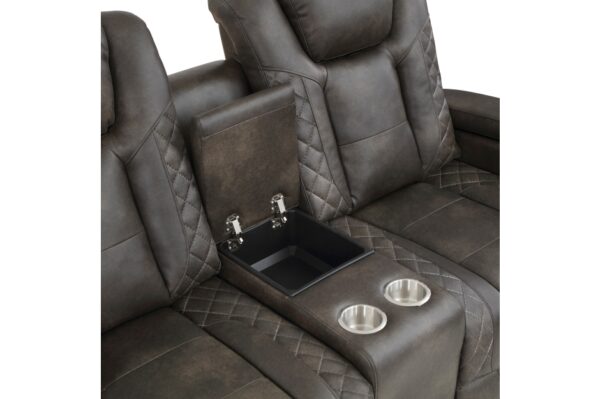 9211BRG Seating-Tabor Collection 2pc Set: Sofa, Love (Power)