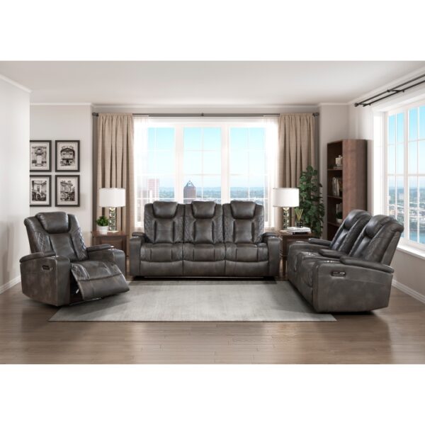 9211BRG-3PWH Power Double Reclining Sofa ...