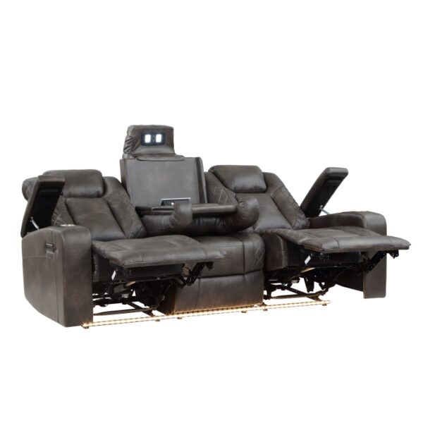9211BRG-3PWH Power Double Reclining Sofa ...