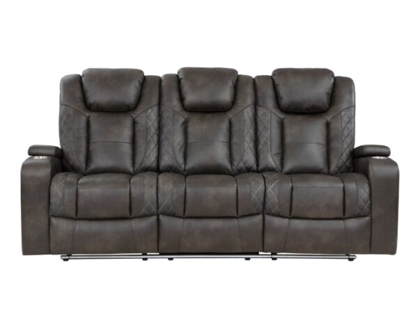 9211BRG-3PWH Power Double Reclining Sofa ...