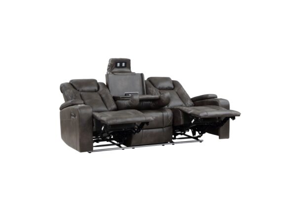 9211BRG Seating-Tabor Collection 2pc Set: Sofa, Love (Power)