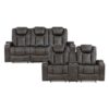 9211BRG Seating-Tabor Collection 2pc Set: Sofa, Love (Power)