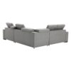 9219GY Seating-Farrah Collection 3-Piece Sectional with Adjus...