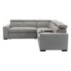 9219GY Seating-Farrah Collection 3-Piece Sectional with Adjus...