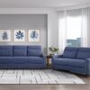 9236BU Seating-Harstad Collection 2pc Set: Sofa, Love