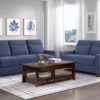 9236BU Seating-Harstad Collection 2pc Set: Sofa, Love