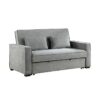 9238GY-3CL Convertible Studio Sofa with...