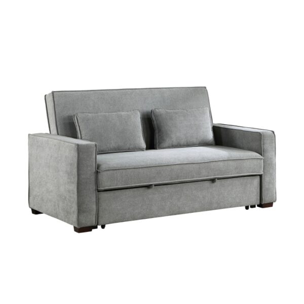 9238GY-3CL Convertible Studio Sofa with...
