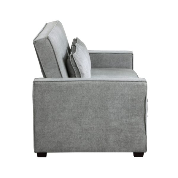 9238GY-3CL Convertible Studio Sofa with...