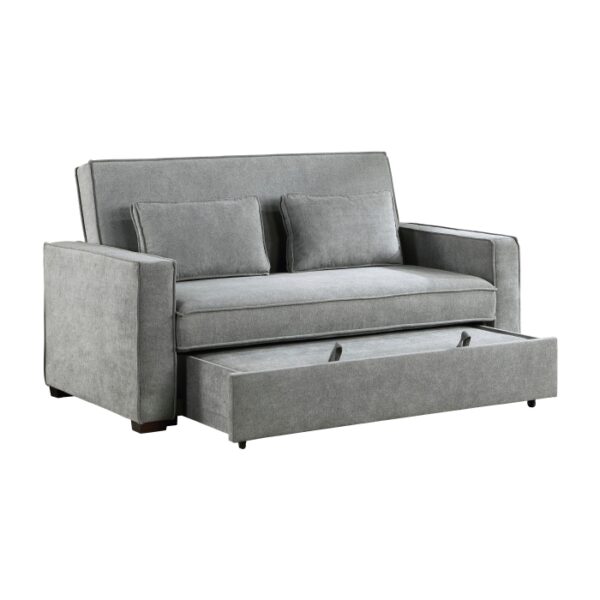9238GY-3CL Convertible Studio Sofa with...