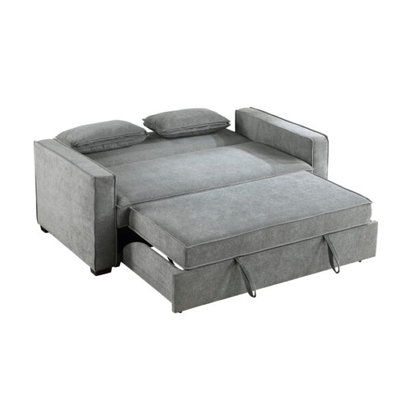 9238GY-3CL Convertible Studio Sofa with...