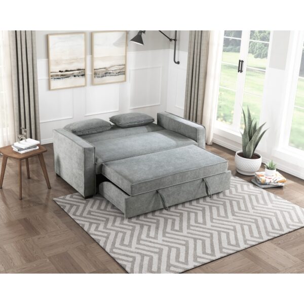 9238GY-3CL Convertible Studio Sofa with...