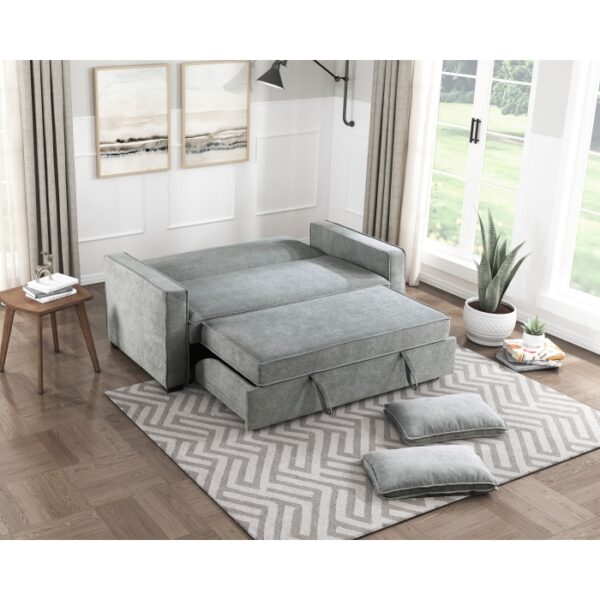 9238GY-3CL Convertible Studio Sofa with...