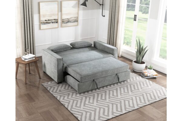 9238GY Seating-Alta Collection Convertible Studio Sofa with...
