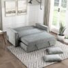 9238GY Seating-Alta Collection Convertible Studio Sofa with...