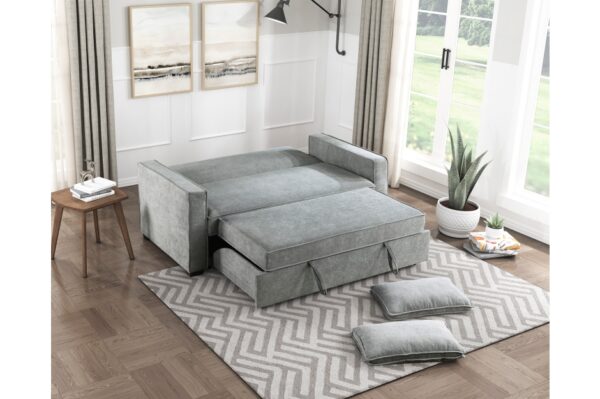 9238GY Seating-Alta Collection Convertible Studio Sofa with...