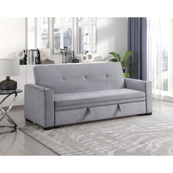 9258 Convertible Sofa with Hidden...