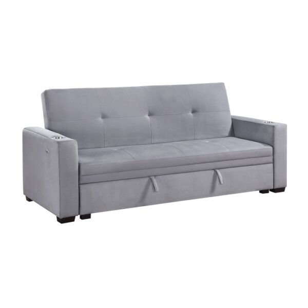 9258 Convertible Sofa with Hidden...