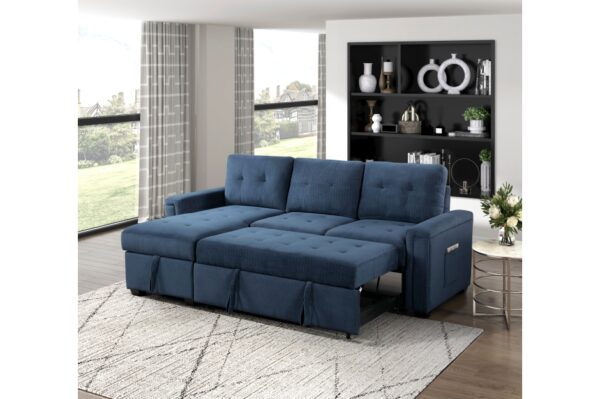9259 Seating-Barbara Collection Reversible Sectional with Hi...