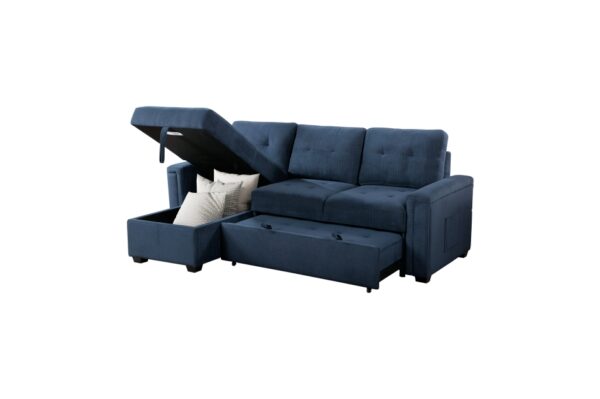 9259 Seating-Barbara Collection Reversible Sectional with Hi...