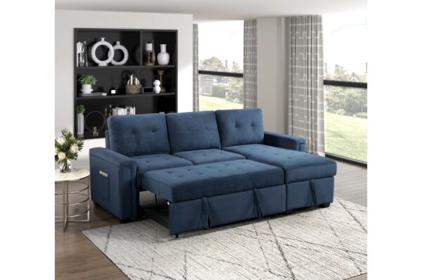 9259 Seating-Barbara Collection Reversible Sectional with Hi...