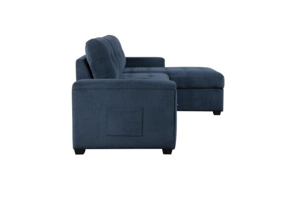 9259 Seating-Barbara Collection Reversible Sectional with Hi...
