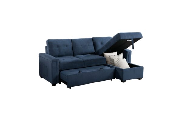 9259 Seating-Barbara Collection Reversible Sectional with Hi...