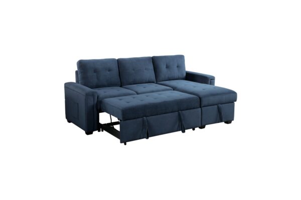 9259 Seating-Barbara Collection Reversible Sectional with Hi...