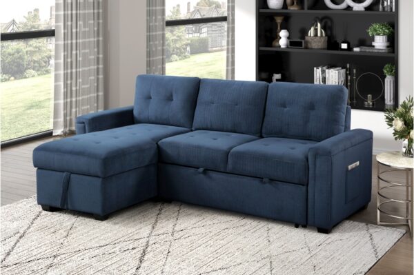 9259 Seating-Barbara Collection Reversible Sectional with Hi...
