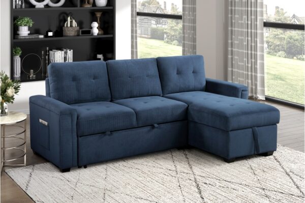 9259 Seating-Barbara Collection Reversible Sectional with Hi...