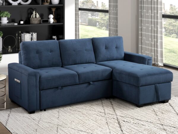 9259 Seating-Barbara Collection Reversible Sectional with Hi...