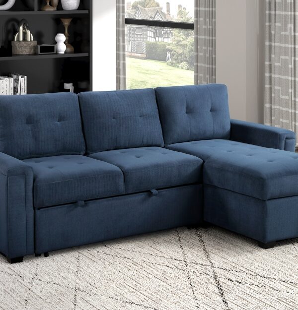 9259 Seating-Barbara Collection Reversible Sectional with Hi...