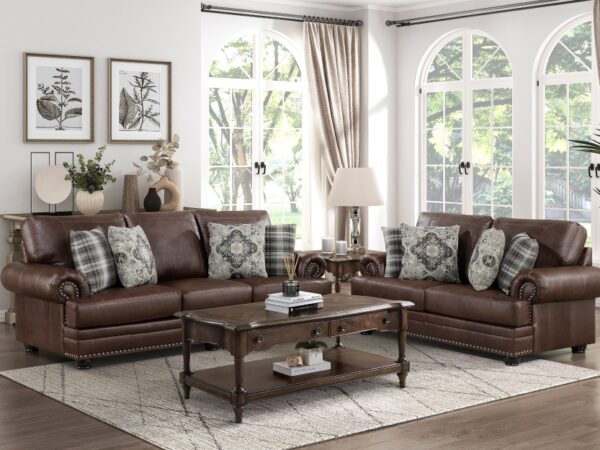 9260DB Seating-Franklin Collection 2pc Set: Sofa, Love