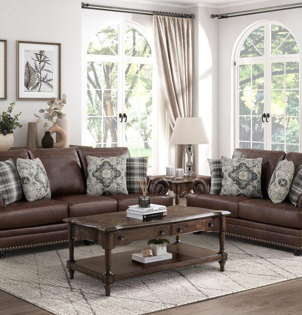 9260DB Seating-Franklin Collection 2pc Set: Sofa, Love