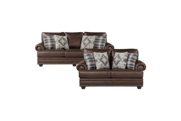 9260DB Seating-Franklin Collection 2pc Set: Sofa, Love