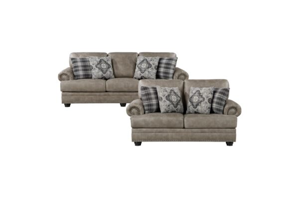 9260MS Seating-Franklin Collection 2pc Set: Sofa, Love