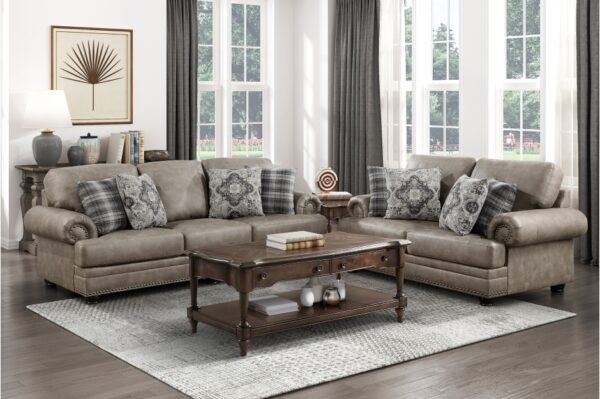 9260MS Seating-Franklin Collection 2pc Set: Sofa, Love