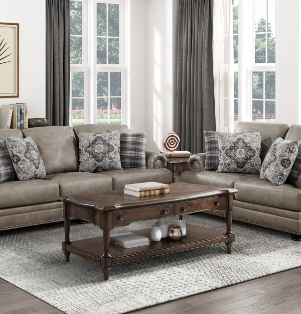 9260MS Seating-Franklin Collection 2pc Set: Sofa, Love