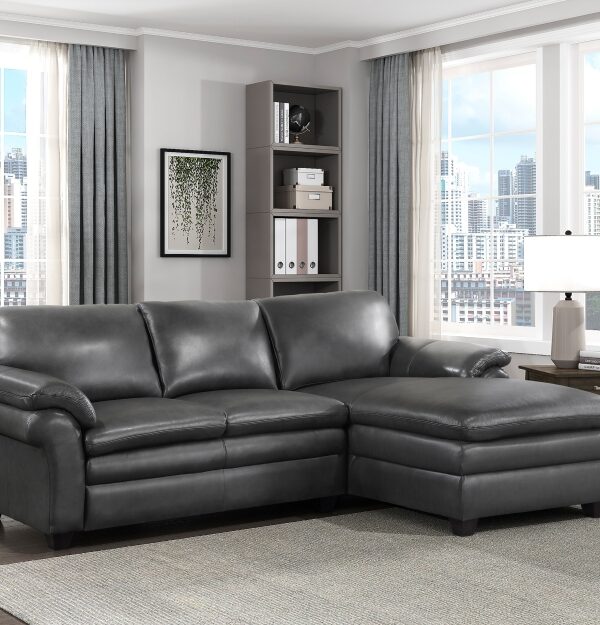 9267GY*2 Seating-Exton Collection 2-Piece Sectional with Right...