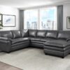 9267GY*4 Seating-Exton Collection 4-Piece Sectional with Right...