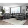 9267GY*42LRC 4-Piece Sectional with Right...