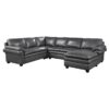 9267GY*4 Seating-Exton Collection 4-Piece Sectional with Right...