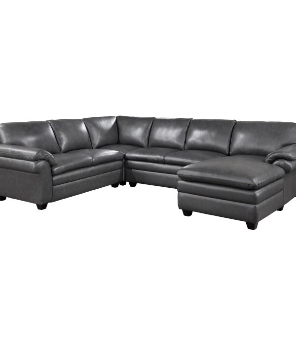 9267GY*42LRC 4-Piece Sectional with Right...