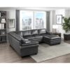 9267GY*42LRC 4-Piece Sectional with Right...