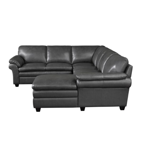 9267GY*42LRC 4-Piece Sectional with Right...